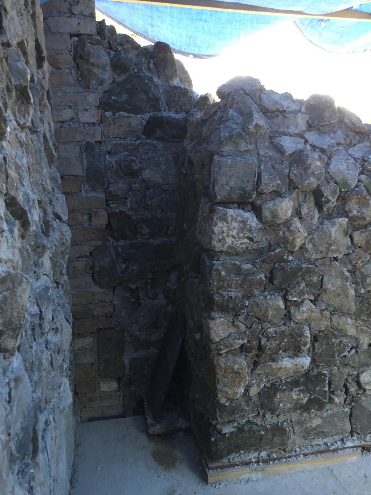 Stone wall extension project