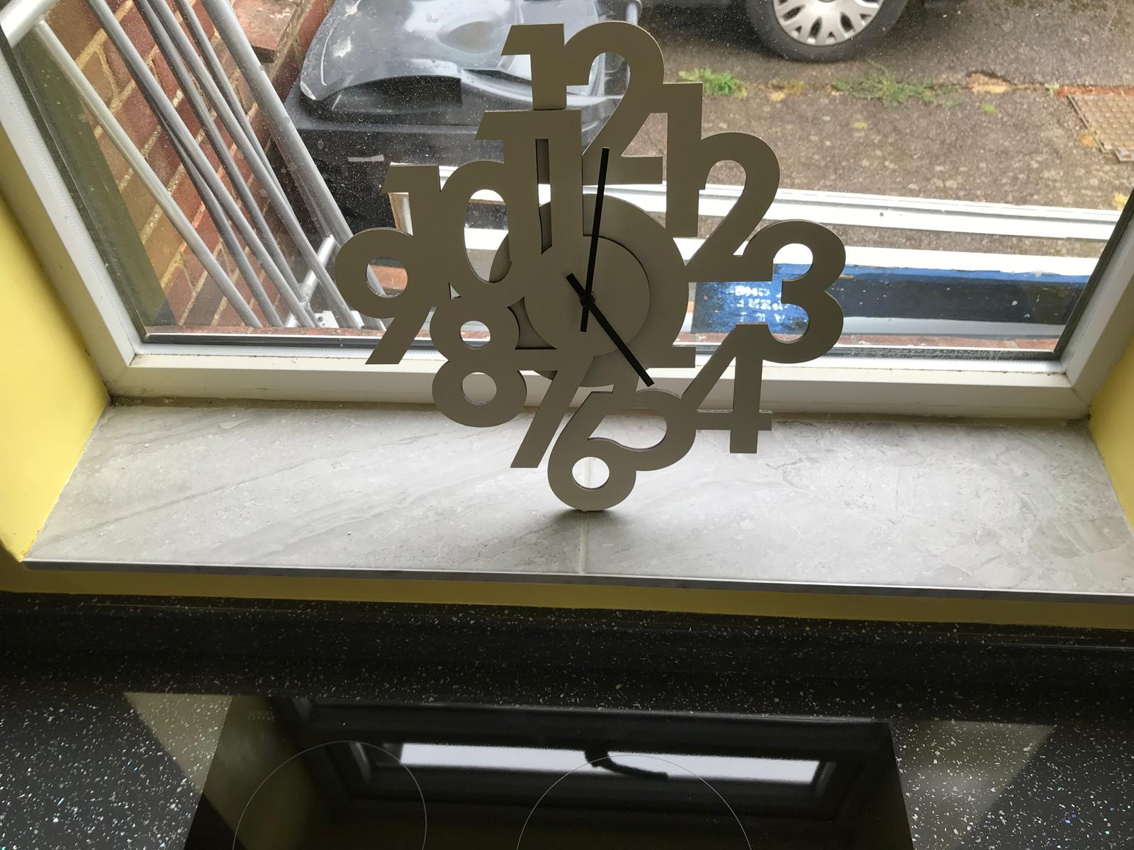 Tiled window seal for a kitchen installation project