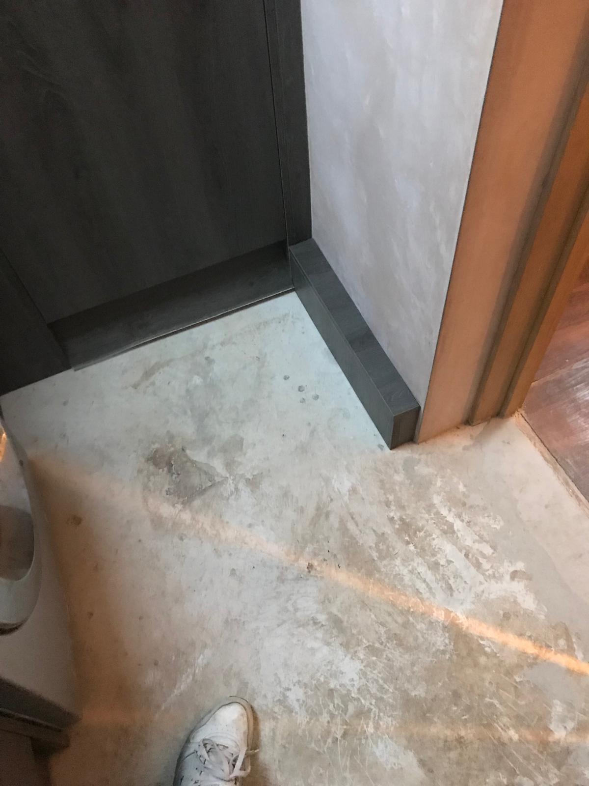 Utility room wood work