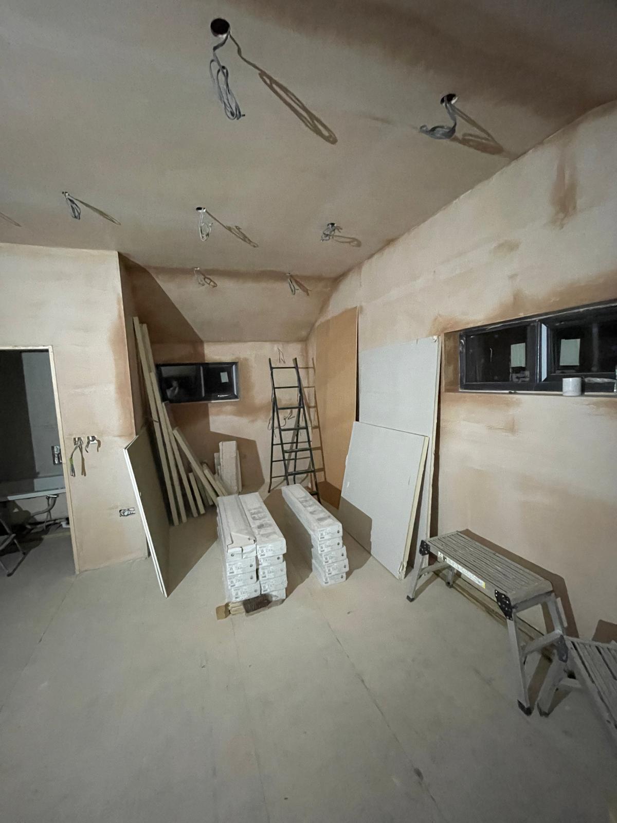 Wall preparation on conversion project in Kent