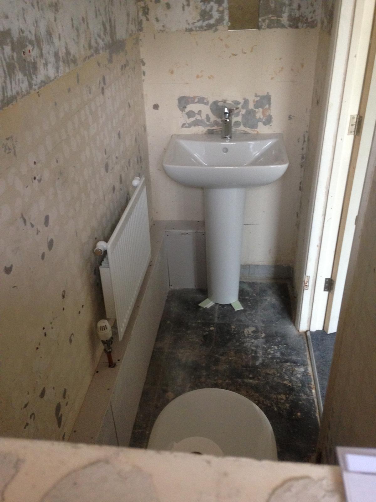 Walls prepped for painting and decorating