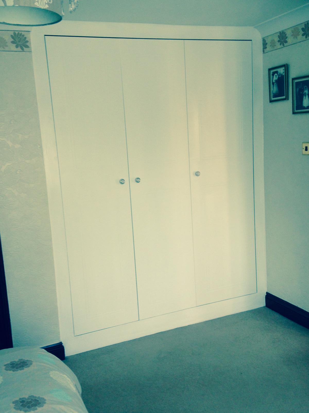Wardrobe installation on local decorating project