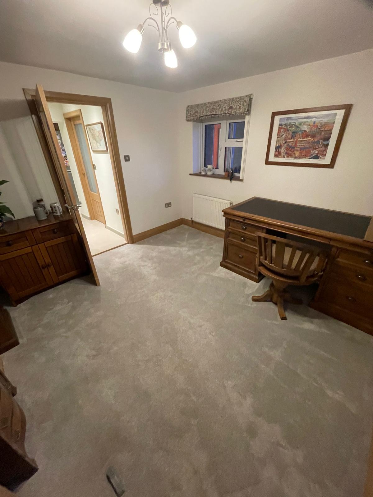 White painted walls for a local painting and decorating project in Kent