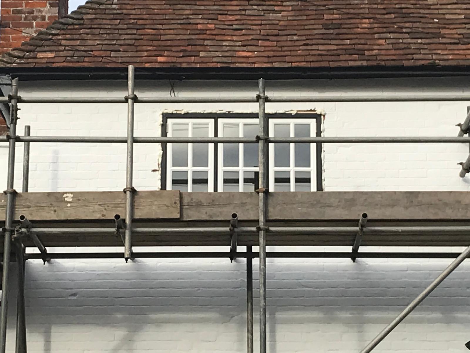 Window installation for a local project