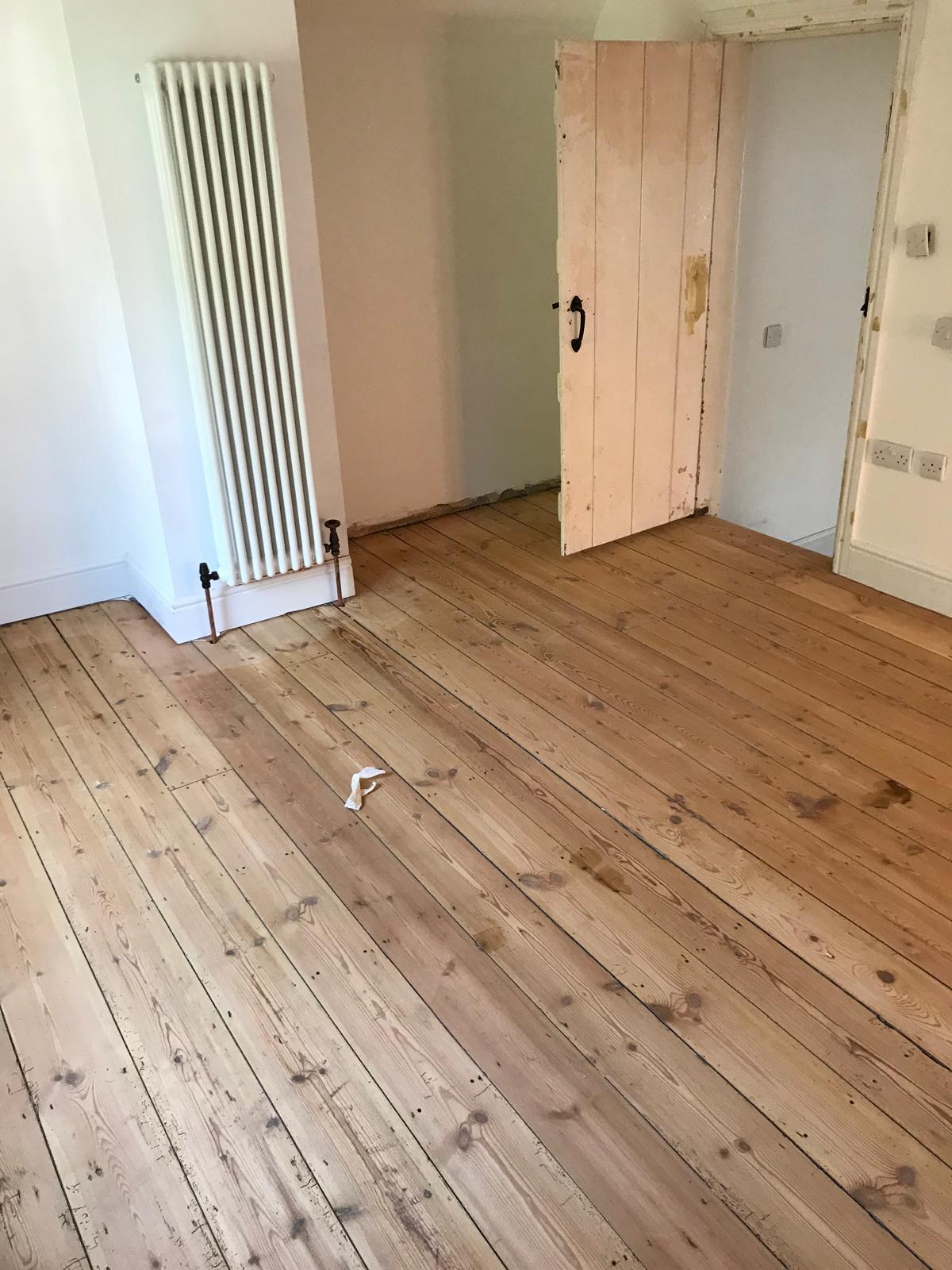 Wooden floor restore project
