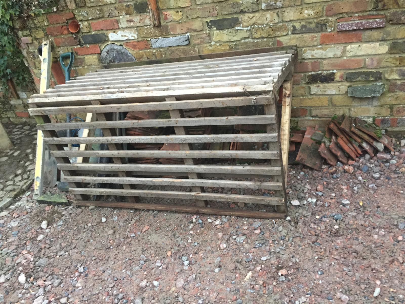 Wooden outside storage