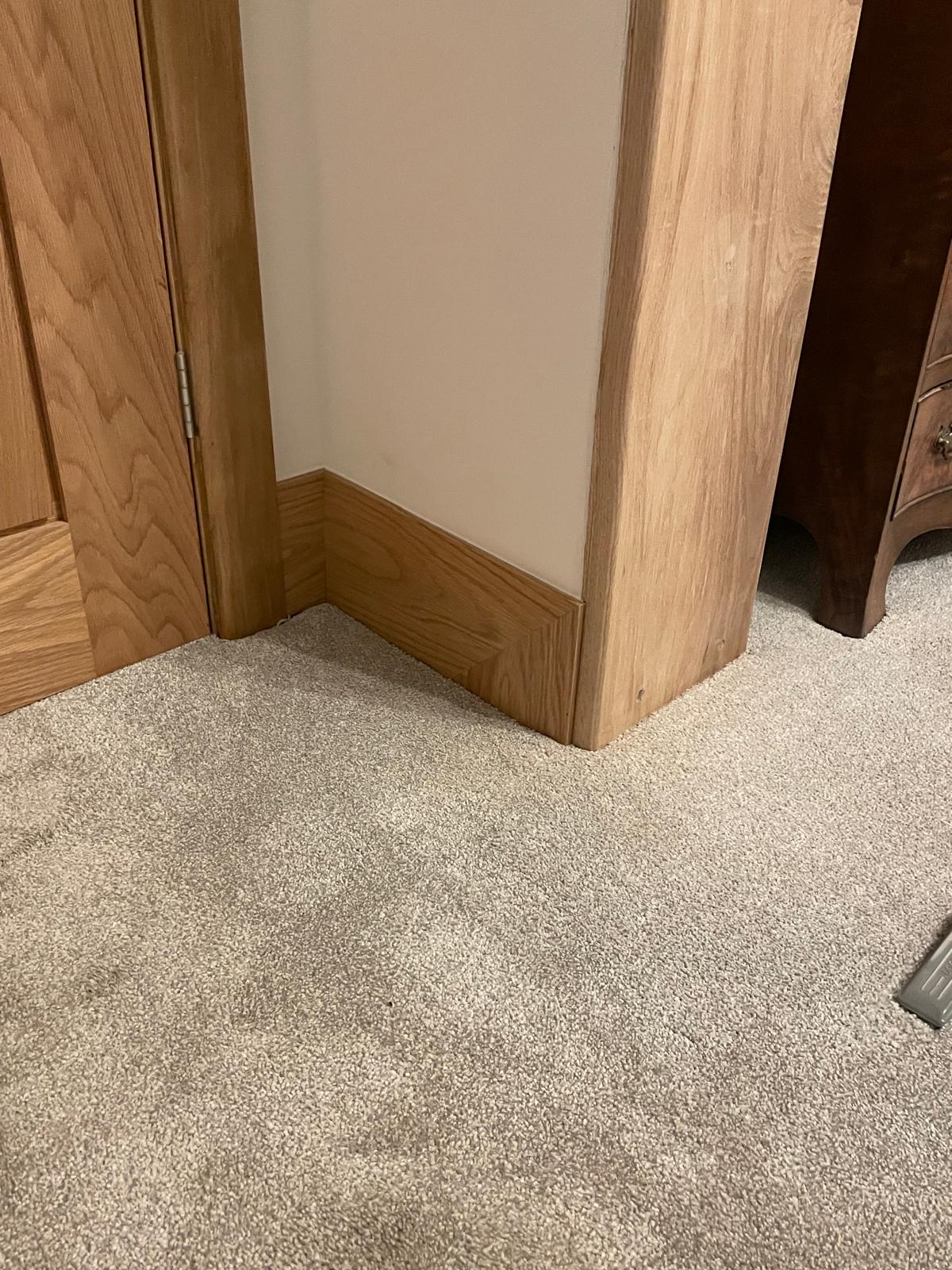 Wooden wood work on a decorating project in Kent